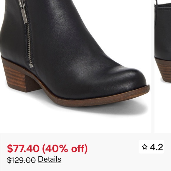 Guess Dark Brown Ankle Booties - Picture 6 of 7